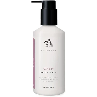 Image of Arran Naturals Calm Luxury Moisturising Vegan Bath &amp; Shower Gel (250ml/8.4floz) with Calming Lavender Chamomile