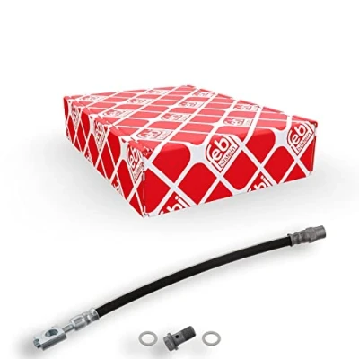 Image of 4D0611775D, 4D0611775G Brake Hose FEBI BILSTEIN 30857 Rear Axle Left, Right 313mm AUDI: A8 D2, D3