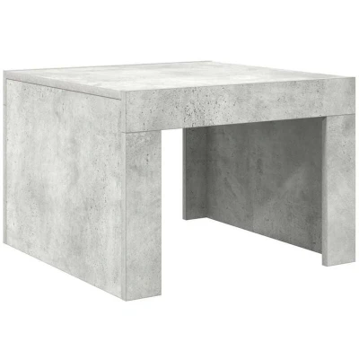 Image of vidaXL Coffee Table Concrete Grey 50x50x35 cm Engineered Wood