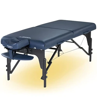 Image of Master Massage 71cm Montclair Pro Portable Table Couch Package, Memory Foam Cushioning, Reiki Panels, Shiatsu Cable Release Tattoo Table, Spa Bed, Facial Bed