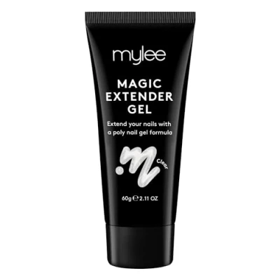 Image of MYGEL by Mylee Magic Extender Gel Long Lasting Wear, Natural Look, Nail Extension Gel, for Beginners &amp; Salon Professionals, Acrylic Thickening Builder Art 60 Gram Tub (Clear)
