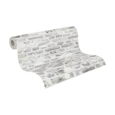 Image of A.S. Création The Bos 388294 Non Woven Wallpaper 10.05 m x 0.53 Made in Germany Grey/White