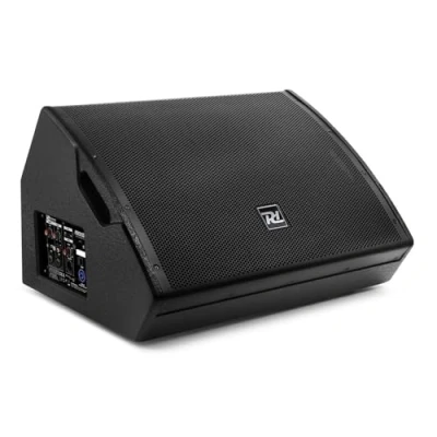Image of Power Dynamics PDY215SM Active Stage Foldback Monitor 15&quot; 400W 2 Way FOH Wedge Speaker with Bi Amplification