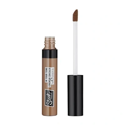 Image of Sleek MakeUP In Your Tone Longwear Concealer, Hides Dark Circles and Covers Blemishes, Buildable Medium to Full Coverage, 6N, 7ml