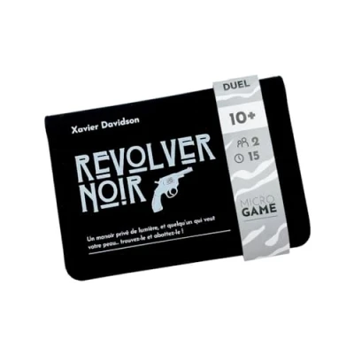 Image of Matagot Revolver Noir Board Game 2 Players Ages 10+ French Version