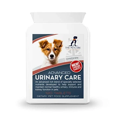 Image of The Petcare Factory Advanced Urinary Care Supplement For Dogs, With Cranberry Powder, Marshmallow Root, D mannose, Liquorice, Astragalus Root &amp; Nettle Seed, 120 Tablets, UK Manufactured