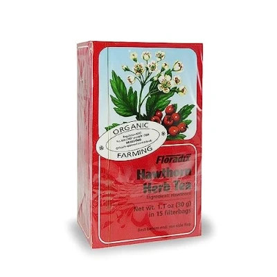 Image of Floradix Hawthorn Organic Herbal Tea 15 Bag (Pack of 4)