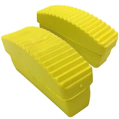 Image of Ladder Feet Step Rubber Replacement Non Slip For Aluminum Ladders 84mm x 22mm