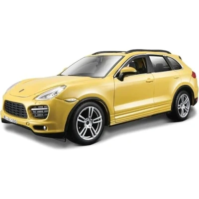 Image of Bburago 18 21056 Porsche Cayenne Turbo 1:24 Scale Model car, Black