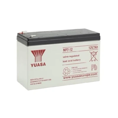 Image of NP7 12 12v 7Ah 20HR Yuasa Lead Acid Rechargeable Battery NP6