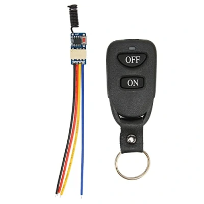 Image of Mini Relay Wireless Switch 5V‑24V Remote Control Switch, Multifunction Latching for Security Alarm Electric Door Window