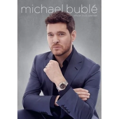 Image of 2025 Calendar Michael Buble Month to View A3 Official Product