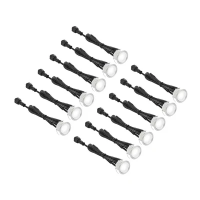 Image of Aurora LED 12 Light Decking Kit 7.2W 4000K with Driver &amp; Cables