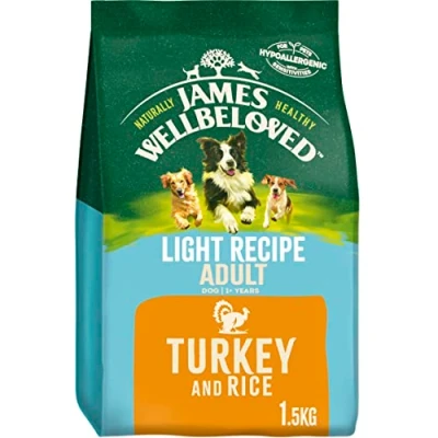 Image of James Wellbeloved Light Adult Turkey &amp; Rice 1.5kg