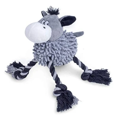 Image of Petface Farmyard Buddies Noodle Donkey Plush Dog Toy