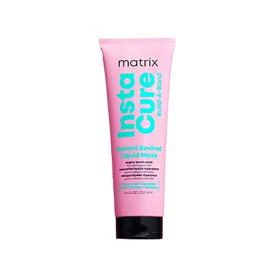 Image of Matrix Instacure Build A Bond Instant Revival Liquid Mask, For Damaged Hair, Repairing Formula, With Citric Acid and Squalane, Strengthens From the Inside, Smooths Softens, 250ml