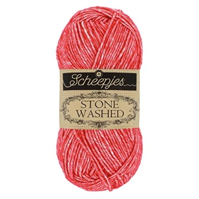 Image of Scheepjes Stone Washed 823 Carnelian Yarn 10x50g