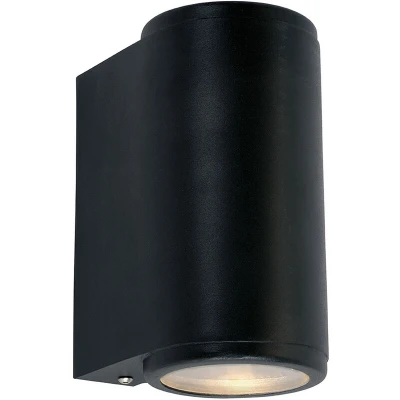 Image of Mandal Outdoor 2 Light Up, Down Wall Black , IP44, GU10