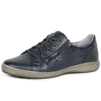 Image of Josef Seibel Caren 12 Womens Trainers 7 UK Indigo Leather