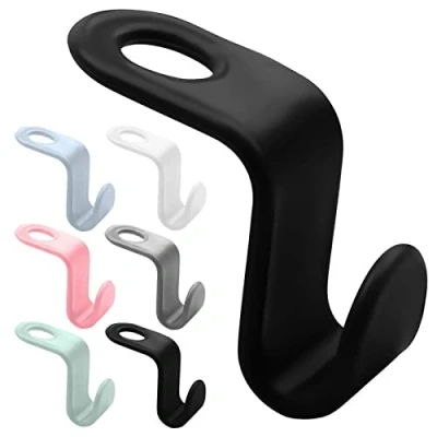 Image of Sinofort 120Pcs Coat Hanger Connector Hooks Drop Connecting Hook Multi Layer Stackable Extender Clips for Closet Wardrobe Organiser Space Saving