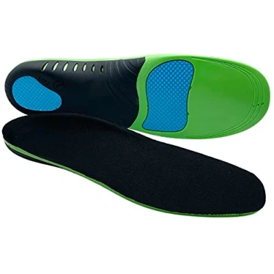 Image of Orthopedic Insoles for Arch Support Plantar Fasciitis Flat Feet Back Heel Pain (5 7)