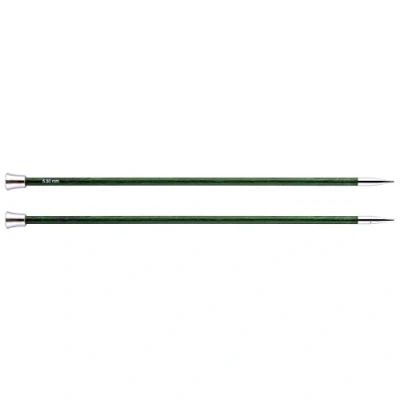 Image of KnitPro Royale: Knitting Pins: Single Ended: 25cm x 5.50mm, Birchwood, brass, Multi Colour, 5.5mm