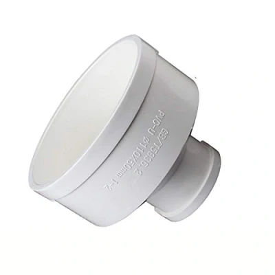 Image of Plastic Duct Pipe Reducer Connector, Downpipe 110mm to 50mm Reducer, Connector Tube, Ducting for and Extractor Fans (Drain, Waste Vent)