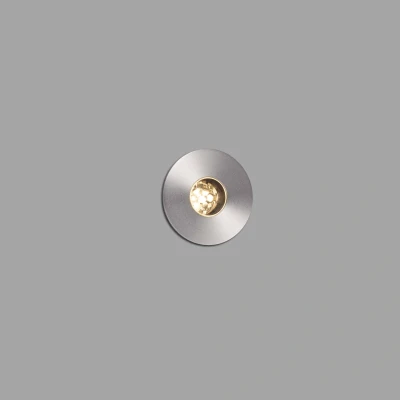 Image of Grund LED Small Outdoor In Ground Recessed Spotlight Matt Nickel IP67