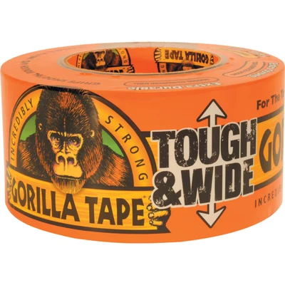 Image of Gorilla Tape Tough &amp; Wide 73mm x 27m Black GRGGTTW
