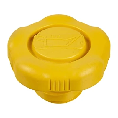 Image of 55573274 Cap, oil filler FEBI BILSTEIN 40463 yellow with seal VAUXHALL: Astra Mk6, Corsa Mk3, Meriva Mk2, CHEVROLET: Aveo Hatchback