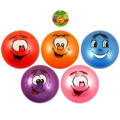 Image of Henbrandt Smelly Fruits Smiley Face Ball 20cm Set of 5 (Uninflated)