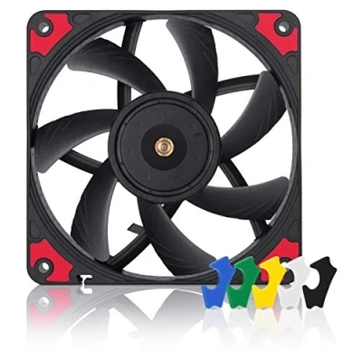 Image of Noctua NF A12x15 PWM chromax.black.swap, Premium Quiet Slim Fan, 4 Pin (120x15mm, Black)