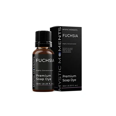 Image of Mystic Moments Fuchsia Highly Concentrated Soap Dye 10ml Perfect for Making, Creams and Lotions