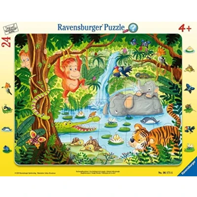 Image of Ravensburger 06171 Children&#039;s Puzzle Jungle Animals