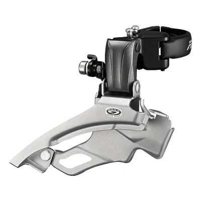 Image of Shimano Altus FD M371X6 Conventional Swing Front Derailleur Silver, 9 Speed