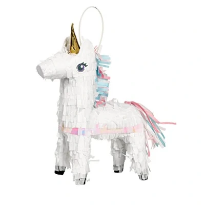 Image of Amscan 242126 55 Magical Unicorn Kids Birthday Party Mini Table Decoration 19cm