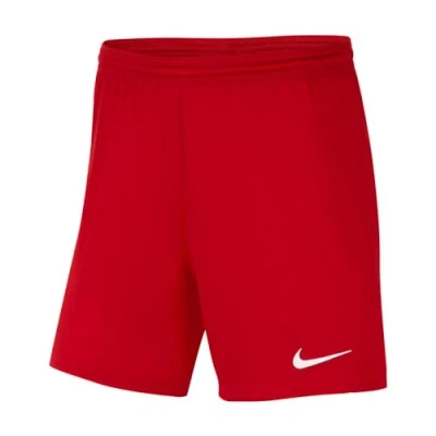 Image of NIKE Women&#039;s W Nk Dry Park Iii Nb K Sport Shorts, University Red/White, S UK