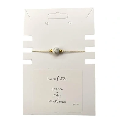 Image of VIE Single Bead Wristlet (Howlite)