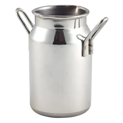 Image of Genware NEV MMC5 Mini Stainless Steel Milk Churn, 5 oz.