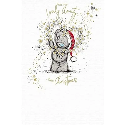 Image of Me To You Bear My Lovely Aunty Christmas Card