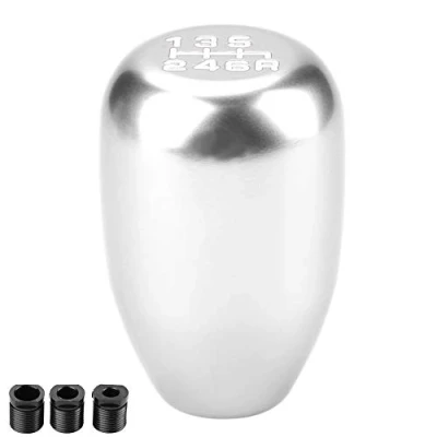 Image of Universal Shift Knobs 6 Speed Car Modification Manual Knob Gear Head(Silver)