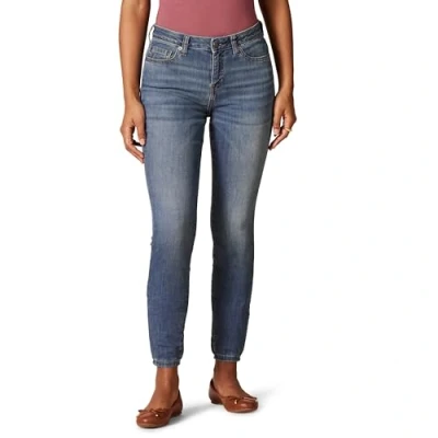 Image of Amazon Essentials Women&#039;s Mid Rise Curvy Skinny Jean, Medium Wash, 10