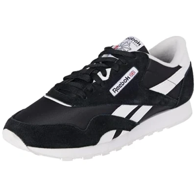 Image of Reebok Classic Trainers, Size: 2.5, Core black/ftwr white/ftwr white Leather and textile