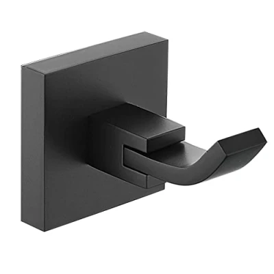 Image of Bristan SQ BLK Square Robe Hook Black