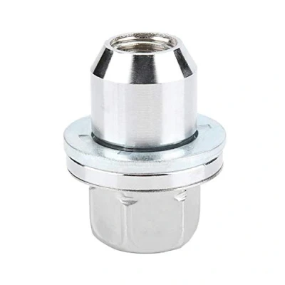 Image of Aramox Wheel Nut, RRD500510 Aluminum Alloy Nut with Washer for LR3 LR4 Discovery 3 4 Range Rover Sport