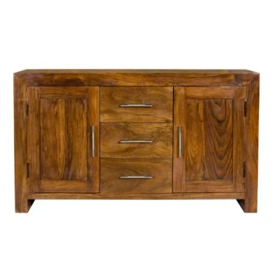 Image of Cube Petite Sheesham Sideboard (Oaklands Furniture)