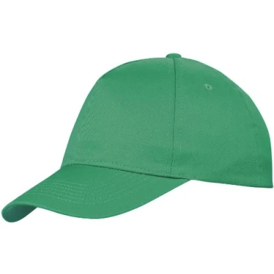 Image of US BASIC 5 PANEL CHILDRENS BASEBALL CAP HAT 13 COLOURS (KELLY GREEN)