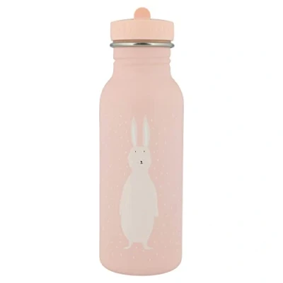 Image of Trixie Drinking Bottle Mrs. Rabbit Water for kids 500ml Leakproof Pink, Light Pnk
