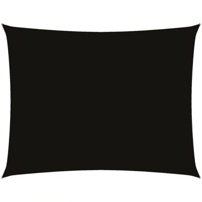 Image of vidaXL Sunshade Sail Oxford Fabric Rectangular 4x6 m Black