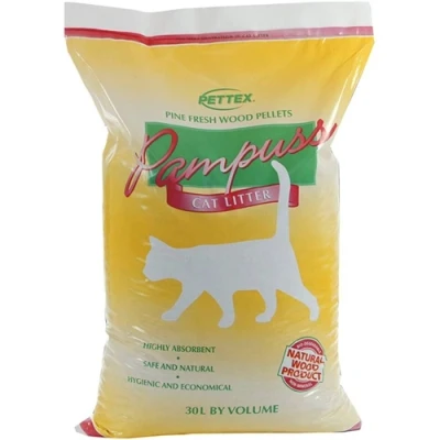 Image of Pettex Pampuss Wood Pellet Cat Litter 30L